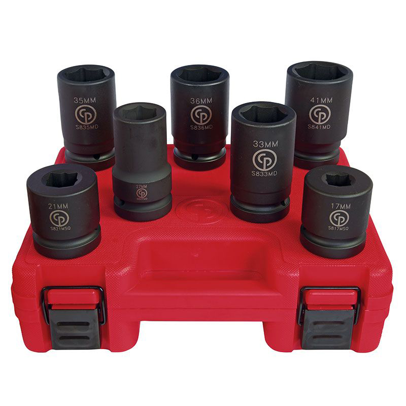 SS8107WS 1" Drive Set - WS, 7 pcs